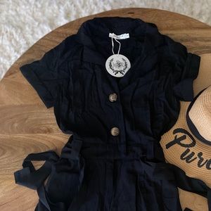 Nasty gal black romper